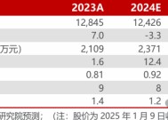 【民生能源】新集能源2024年业绩快报点评：煤电均有亮点，利润逆势增长