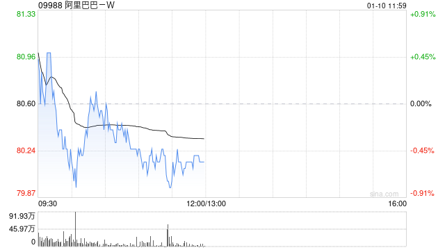 阿里巴巴-W1月8日斥资3998.5万美元回购383.52万股